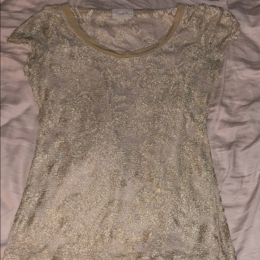 Gold Lace T-shirt
